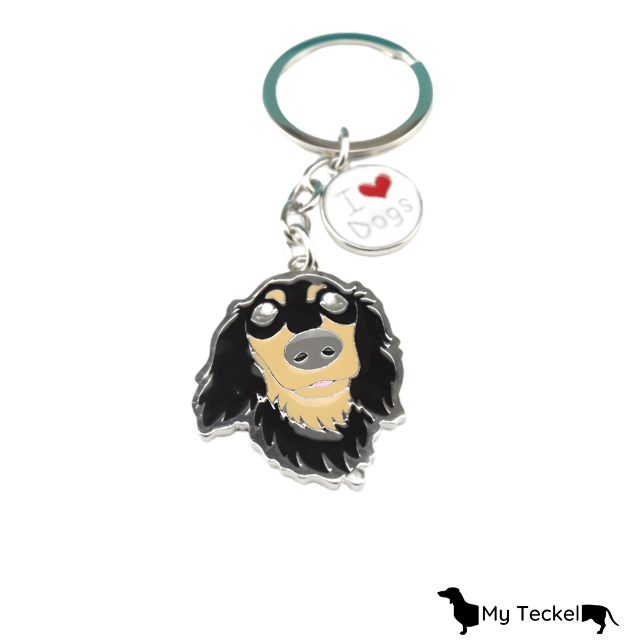 Acheter Mode teckel chien alliage strass porte-clés sac voiture pendentif  décor porte-clés